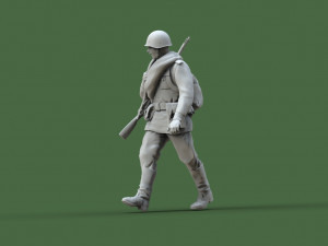 soldiers ussr 3Dプリントモデル