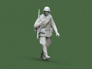 soldiers ussr 3Dプリントモデル
