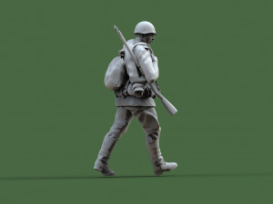 soldiers ussr 3Dプリントモデル