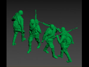 soldiers ussr 3Dプリントモデル