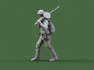 soldiers ussr 3Dプリントモデル