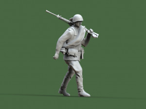 soldiers ussr 3Dプリントモデル