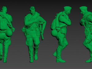 soldiers ussr 3Dプリントモデル