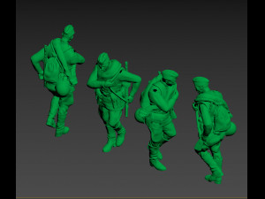 soldiers ussr 3Dプリントモデル