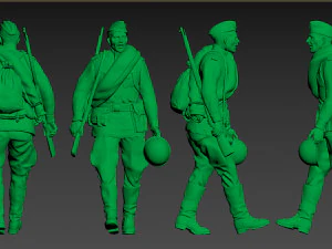 soldiers ussr 3D Print Model