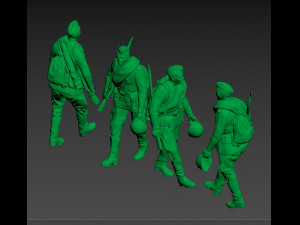 soldiers ussr 3Dプリントモデル