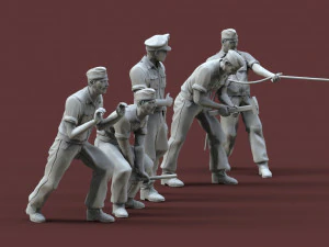 German tank crew 3D Print Model