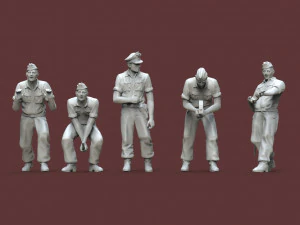 German tank crew 3D Print Model