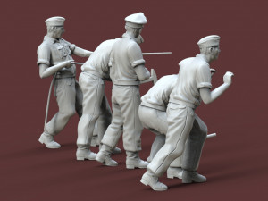 German tank crew 3D printmodel