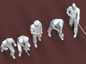 German tank crew 3D Print Model