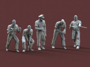 German tank crew 3D Print Model