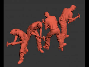 German tank crew 3D Print Model