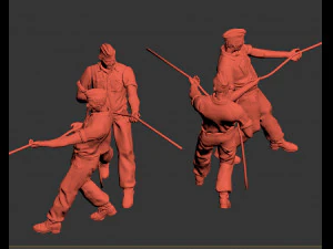 German tank crew 3D Print Model