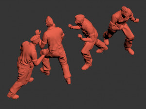 German tank crew 3D printmodel
