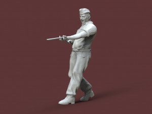 German tank crew 3D printmodel