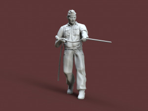 German tank crew 3D printmodel