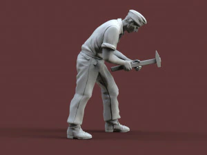 German tank crew 3D Print Model
