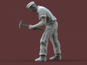 German tank crew 3D printmodel