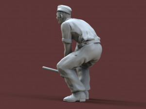 German tank crew 3D printmodel