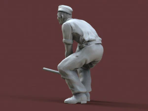 German tank crew 3D Print Model