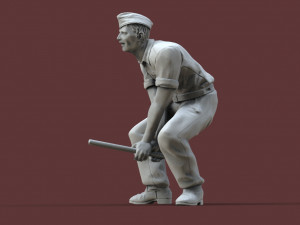 German tank crew 3D printmodel