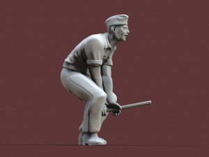 German tank crew 3D printmodel