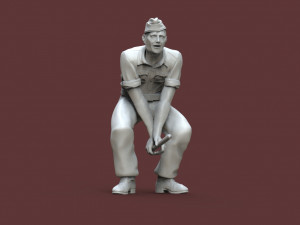 German tank crew 3D printmodel