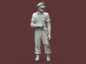 German tank crew 3D printmodel
