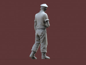 German tank crew 3D printmodel