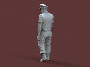 German tank crew 3D printmodel