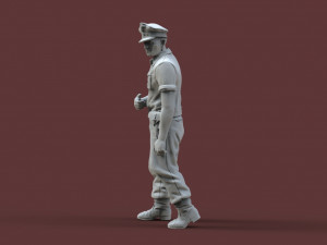 German tank crew 3D printmodel