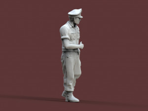 German tank crew 3D printmodel