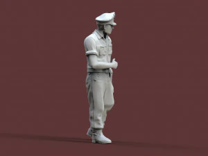 German tank crew 3D Print Model