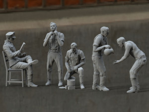 german soldiers 3D Print Model