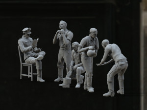 german soldiers 3D Print Model