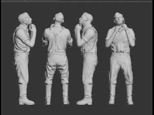 german soldiers 3D Print Model