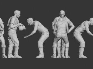 german soldiers 3D Print Model