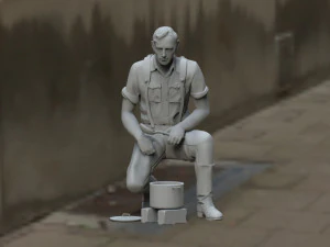 German soldiers 3D Print Model