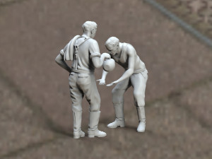 german soldiers 3D Print Model