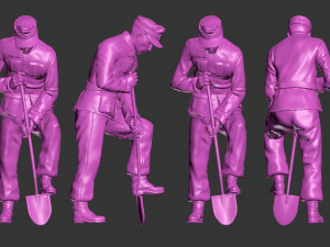 german soldier Modelo de impresión 3D