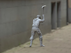 german soldier Modelo de impresión 3D