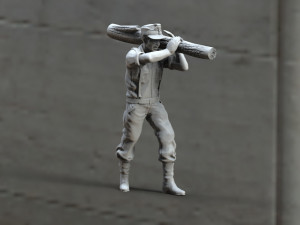 german soldier Modelo de impresión 3D