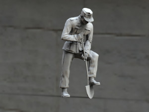 german soldier Modelo de impresión 3D