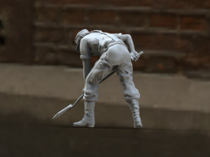 german soldier Modelo de impresión 3D