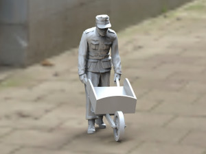 german soldier Modelo de impresión 3D