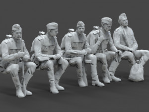 soldiers ussr 3D Druckmodell
