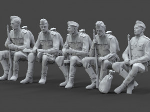 soldiers ussr 3D Druckmodell