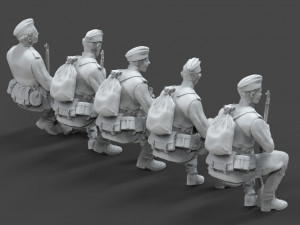 soldiers ussr 3D Druckmodell