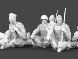 Soldiers ussr 3D Print Model