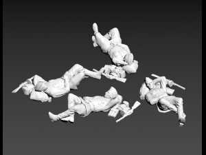 soldiers ussr Modèles 3D en vedette